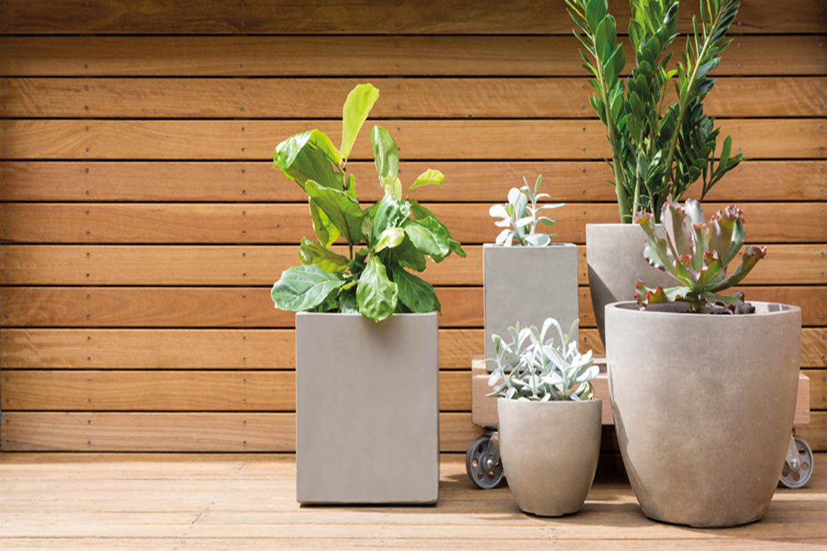 گلدان فایبر گلاس