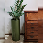 گلدان استوانه ای فایبرگلاس